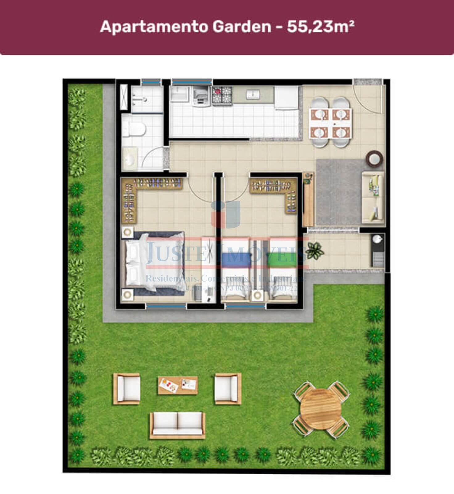 Apartamento Garden Evo Residence - Indaiatuba - R$ 430.000,00